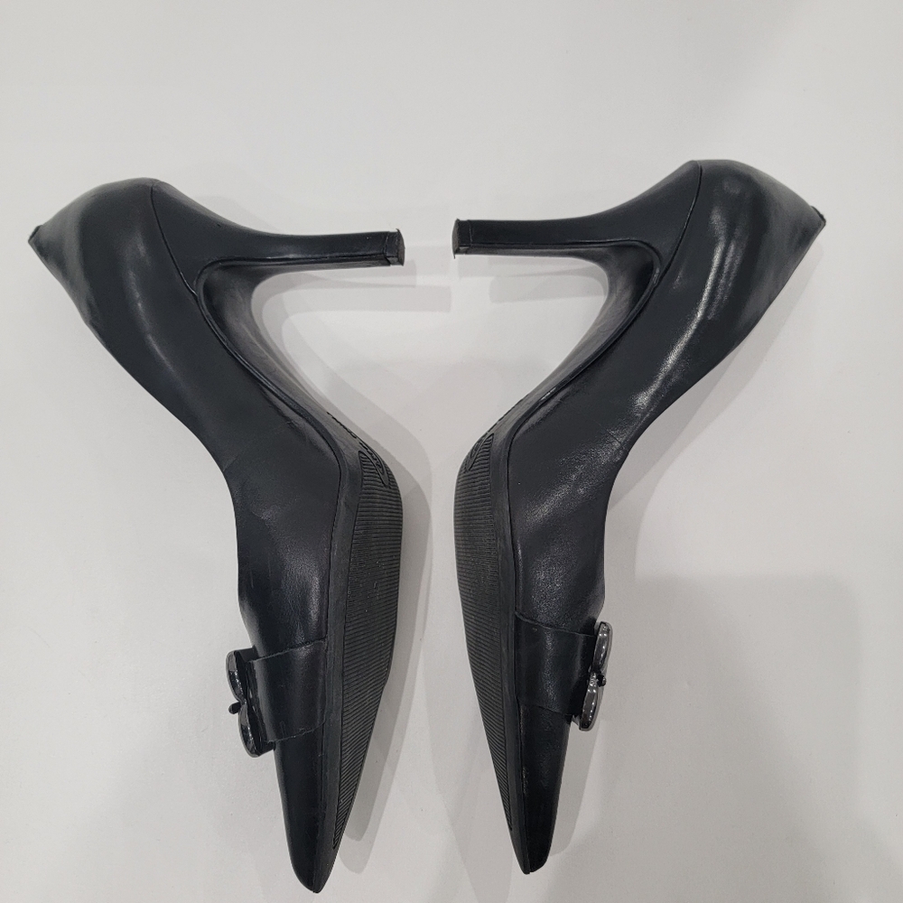Nine West Black Women's Heels Size 8.5 - Picture 3 of 10